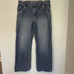 Vintage Gap Jeans Mens 36x32* Blue Denim Carpenter Utility Y2K Skater Baggy